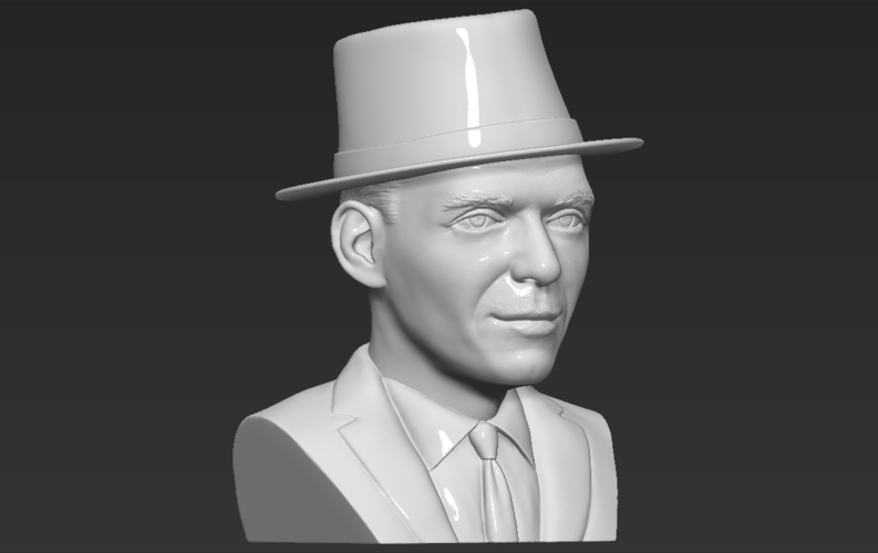 Frank Sinatra bust 3D printing ready stl obj formats 3D Print 272927