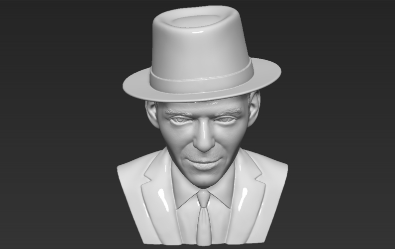 Frank Sinatra bust 3D printing ready stl obj formats 3D Print 272929