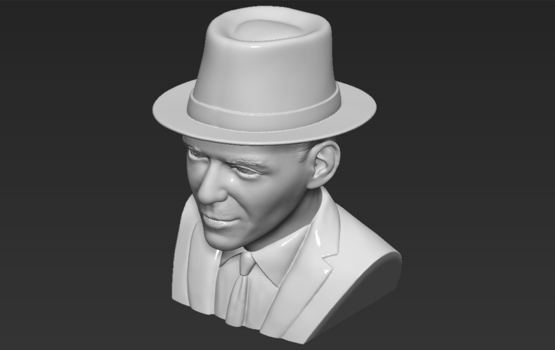 Frank Sinatra bust 3D printing ready stl obj formats 3D Print 272931