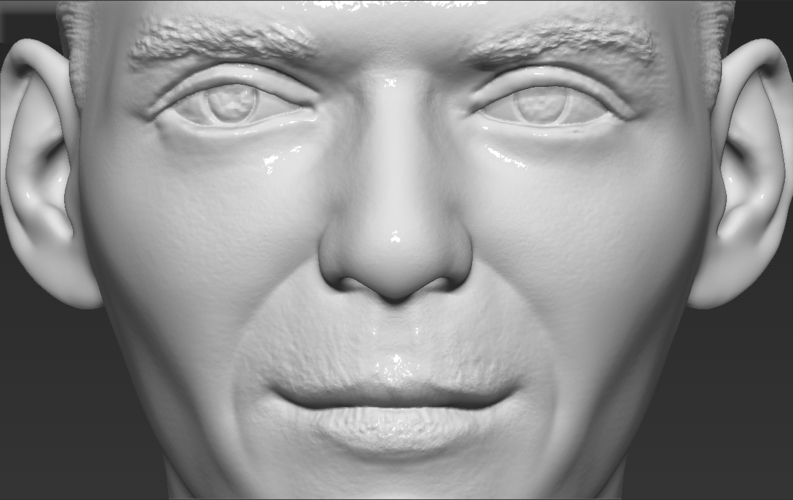 Frank Sinatra bust 3D printing ready stl obj formats 3D Print 272934