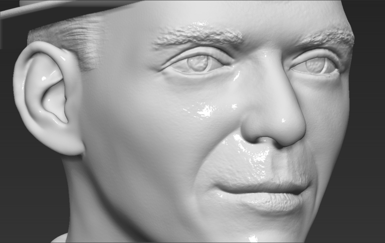 Frank Sinatra bust 3D printing ready stl obj formats 3D Print 272935