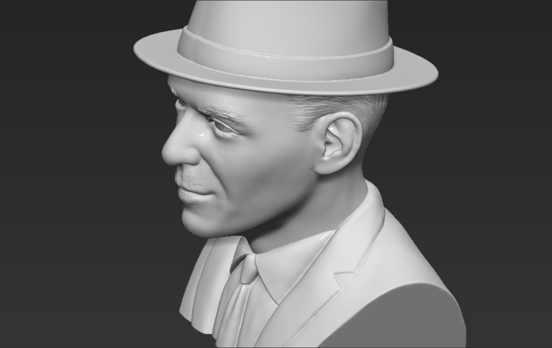 Frank Sinatra bust 3D printing ready stl obj formats 3D Print 272937