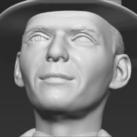 Frank Sinatra bust 3D printing ready stl obj formats - Thumbnail 20