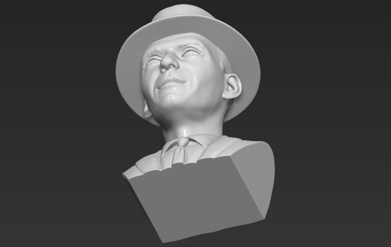 Frank Sinatra bust 3D printing ready stl obj formats 3D Print 272941