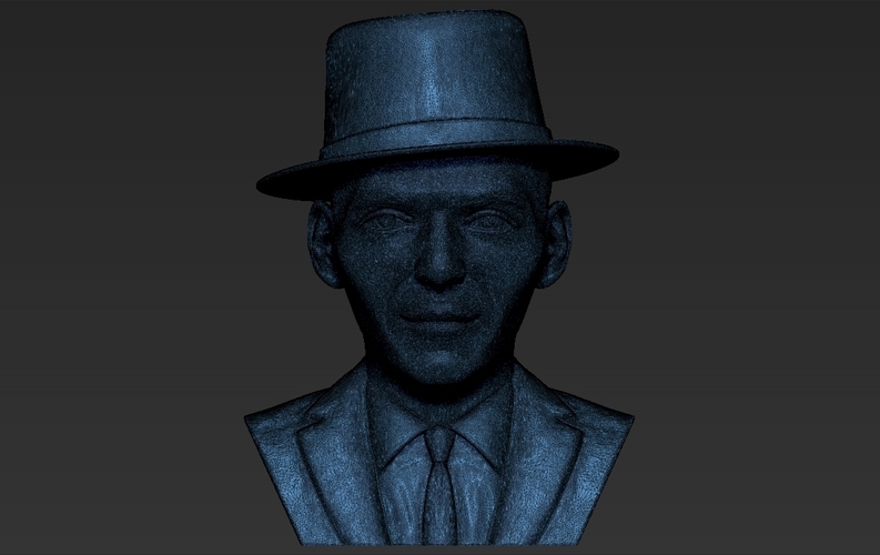 Frank Sinatra bust 3D printing ready stl obj formats 3D Print 272943