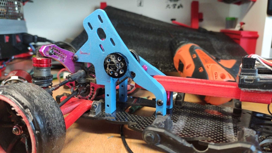 3D Printed Sakura D4 upper motor mount // soporte motor sakura d4