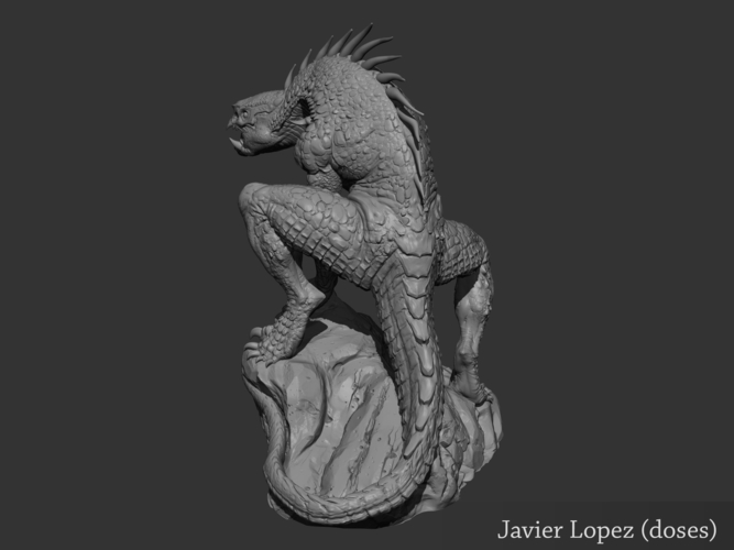 Full dragon, 3d print, designed by my 3D Print 273029