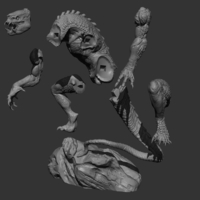 Full dragon, 3d print, designed by my - Thumbnail 6