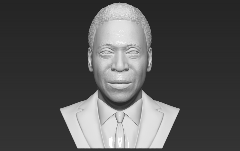 Pele bust 3D printing ready stl obj