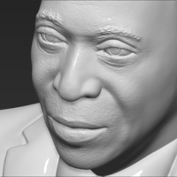 Pele bust 3D printing ready stl obj - Thumbnail 11