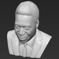 Pele bust 3D printing ready stl obj - Thumbnail 15