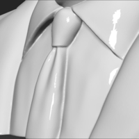 Pele bust 3D printing ready stl obj - Thumbnail 17