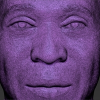 Pele bust 3D printing ready stl obj - Thumbnail 18