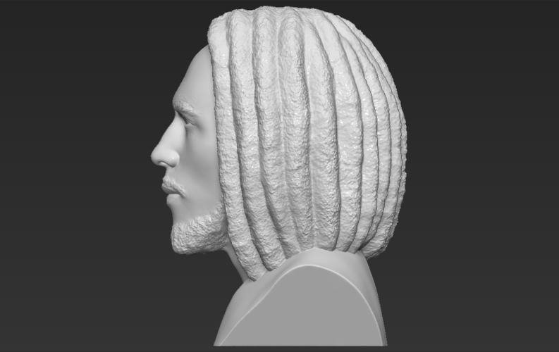Bob Marley bust 3D printing ready stl obj formats 3D Print 273078