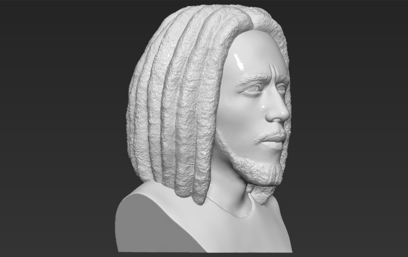 Bob Marley bust 3D printing ready stl obj formats 3D Print 273081