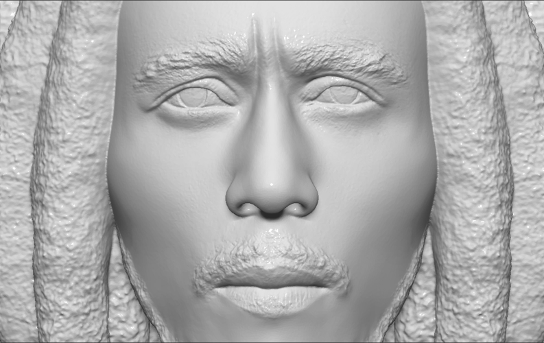 Bob Marley bust 3D printing ready stl obj formats 3D Print 273086