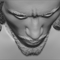 Bob Marley bust 3D printing ready stl obj formats - Thumbnail 17