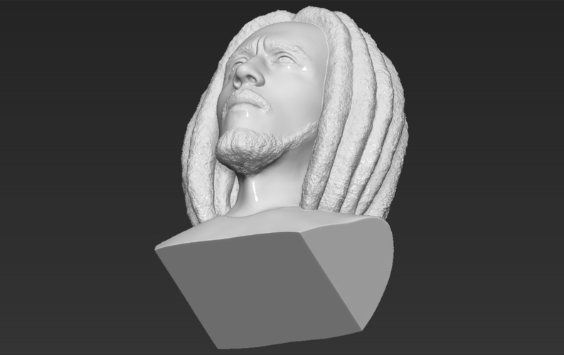 Bob Marley bust 3D printing ready stl obj formats 3D Print 273091