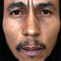 Bob Marley bust ready for full color 3D printing - Thumbnail 7