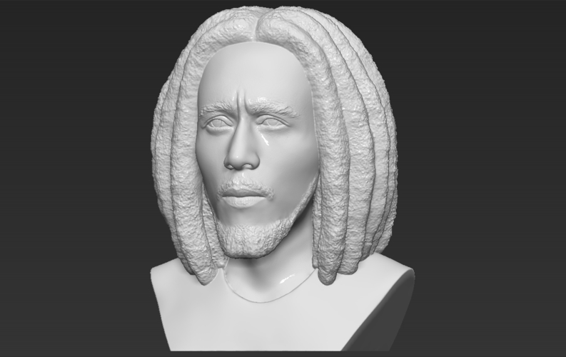 Bob Marley bust ready for full color 3D printing 3D Print 273103