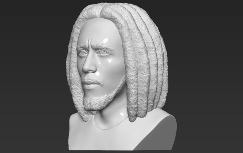 Bob Marley bust ready for full color 3D printing 3D Print 273104