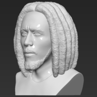 Bob Marley bust ready for full color 3D printing - Thumbnail 11