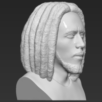 Bob Marley bust ready for full color 3D printing - Thumbnail 13
