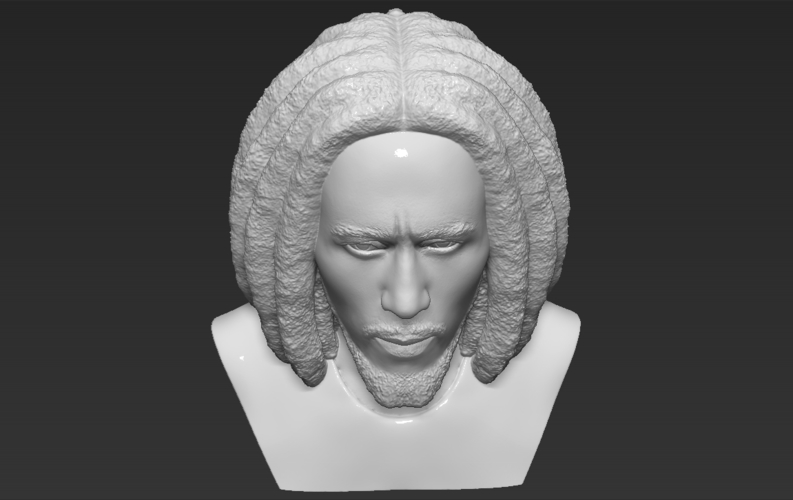Bob Marley bust ready for full color 3D printing 3D Print 273108