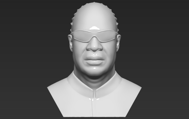 Stevie Wonder bust 3D printing ready stl obj formats 3D Print 273131