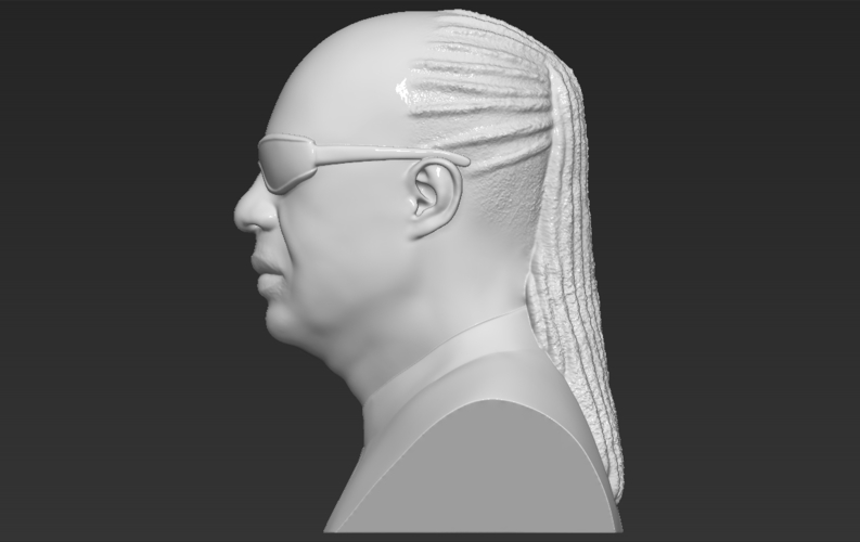 Stevie Wonder bust 3D printing ready stl obj formats 3D Print 273134
