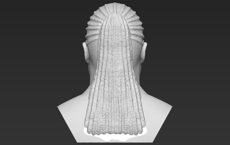 Stevie Wonder bust 3D printing ready stl obj formats 3D Print 273136