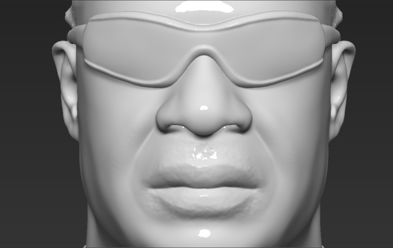 Stevie Wonder bust 3D printing ready stl obj formats 3D Print 273142