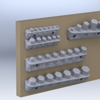 Small Socket wrench wall mount 3D Printing 273184