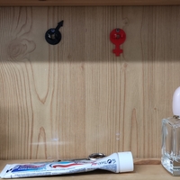 Tooth brush holder for male and female - Thumbnail 2