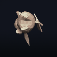 Pikachu Pokemon LowPoly - Thumbnail 6