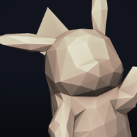 Pikachu Pokemon LowPoly - Thumbnail 13