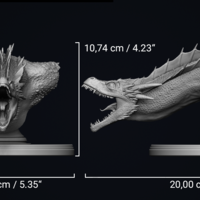 Drogon - Dragon Bust - Game of Thrones - Thumbnail 2