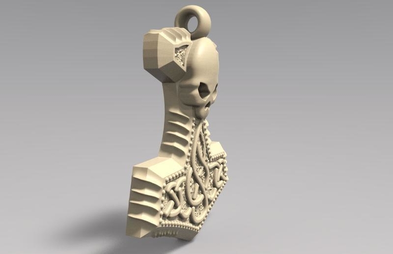Thor hammer 2 3D Print 273378