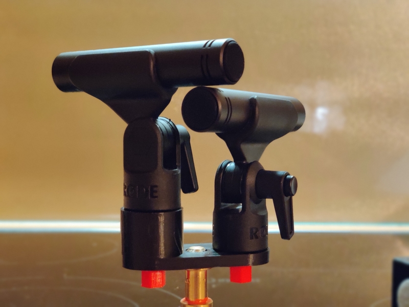 XY Stereo Mount for Rode M5 Microphone