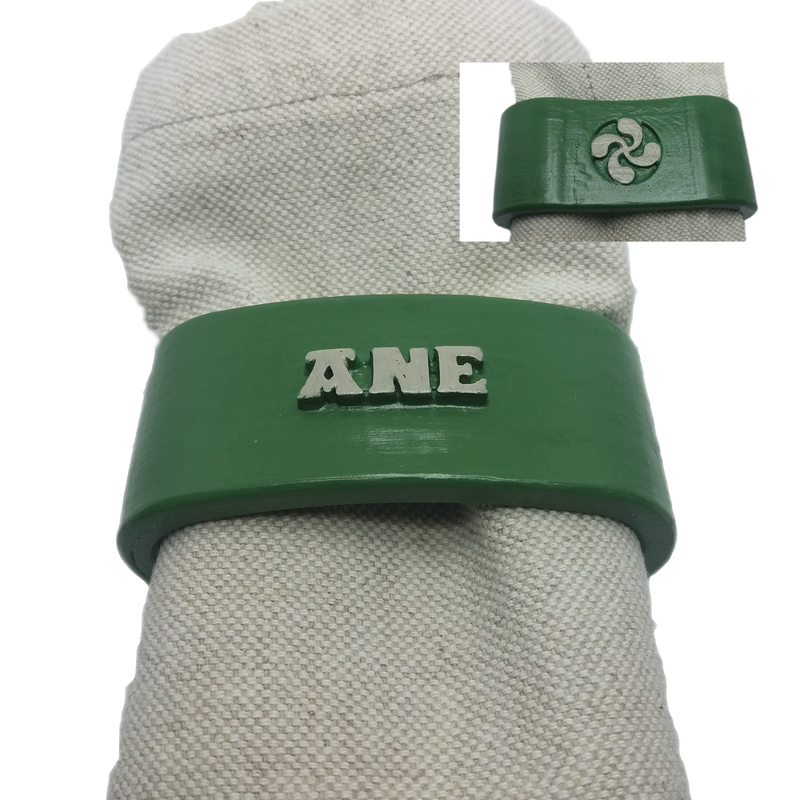 ANE 3D Napkin Ring with lauburu