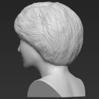 Princess Diana bust 3D printing ready stl obj formats - Thumbnail 5