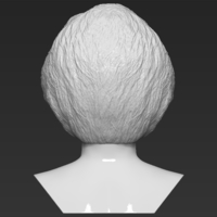 Princess Diana bust 3D printing ready stl obj formats - Thumbnail 6