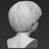 Princess Diana bust 3D printing ready stl obj formats - Thumbnail 7