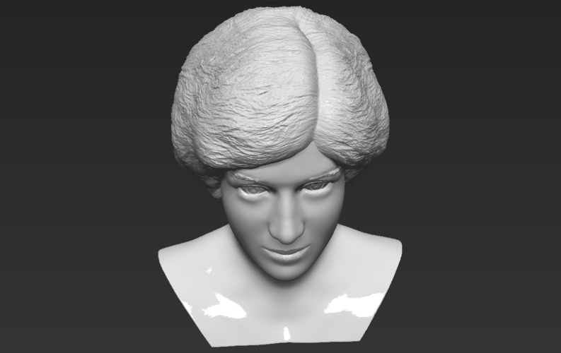 Princess Diana bust 3D printing ready stl obj formats 3D Print 273435