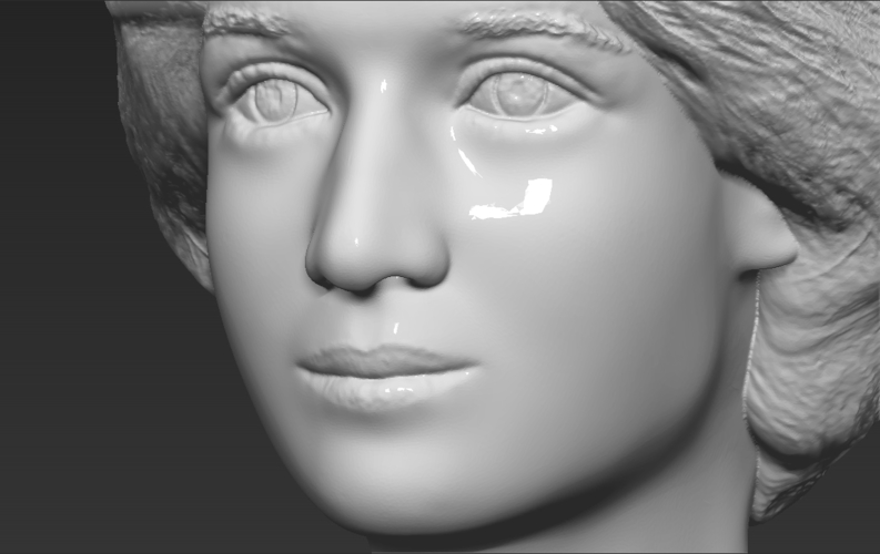 Princess Diana bust 3D printing ready stl obj formats 3D Print 273440