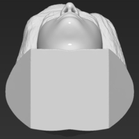 Princess Diana bust 3D printing ready stl obj formats - Thumbnail 22