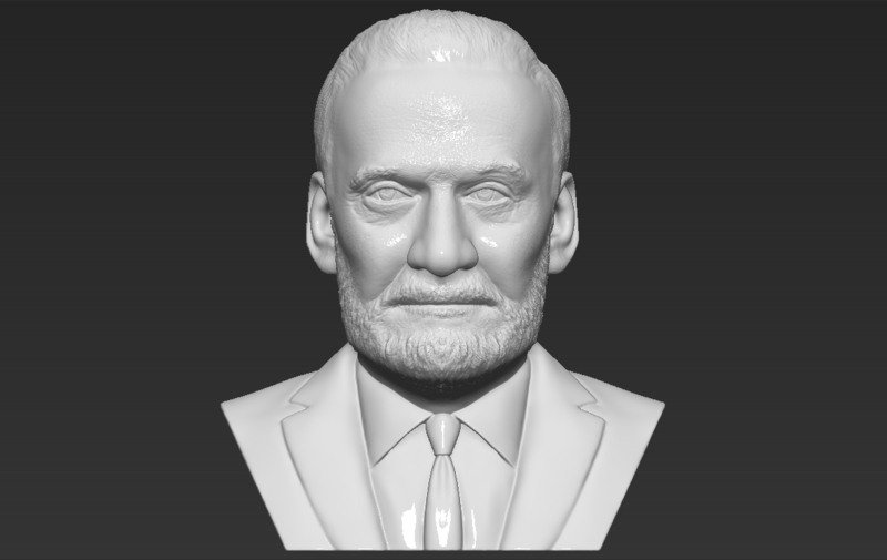 Buzz Aldrin bust 3D printing ready stl obj formats