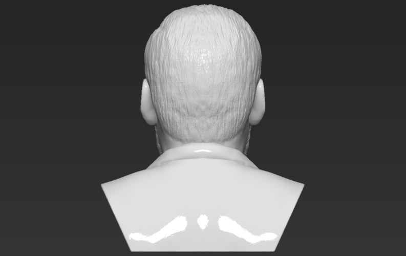 Buzz Aldrin bust 3D printing ready stl obj formats 3D Print 273452