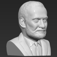 Buzz Aldrin bust 3D printing ready stl obj formats - Thumbnail 9