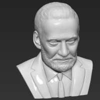 Buzz Aldrin bust 3D printing ready stl obj formats - Thumbnail 11